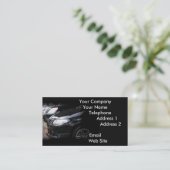 贅沢な自動車ディーラー 名刺 (スタンド正面)