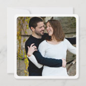 贅沢な花束 ウェディング フォト セーブ・ザ・デート (裏面)