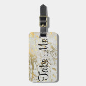 贅沢な荷物のラベル ラゲッジタグ (正面縦)