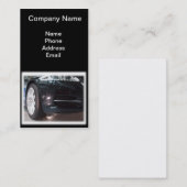 贅沢な車の輸入そしてサービス 名刺 (正面/裏面)