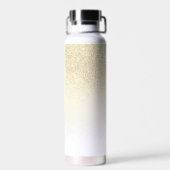贅沢な輝きのサロン ヘア ピンクゴールド 水筒 (背面)