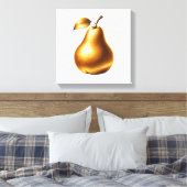 贅沢な金の梨 キャンバスプリント (インサイチュ (寝室))