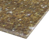 贅沢な金ゴールドのグリッター-印書イメージ カッティングボード (角)