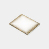贅沢な金ゴールドのグリッター-印書イメージ ポストイット (アングル)