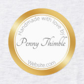 贅沢な金ゴールドの効果 ラベル (デザイン2)