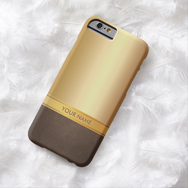 贅沢な金ゴールドの背景の名前をカスタムするのiPhone6ケース Case-Mate iPhoneケース (インサイチュ)
