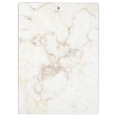 贅沢な金ゴールド及び白い大理石の石造りの個人的 クリップボード (裏面)