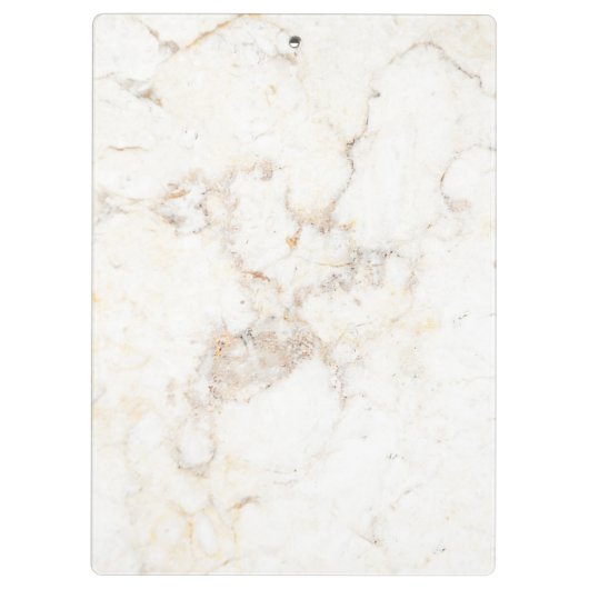 贅沢な金ゴールド及び白い大理石の石造りの個人的 クリップボード (裏面)