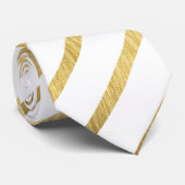 贅沢な金ストライプのデザイン ネクタイ (ロール)