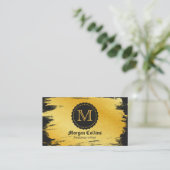 贅沢な金名刺 名刺 (スタンド正面)