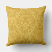 贅沢な金花模様の壁紙 クッション (裏面)