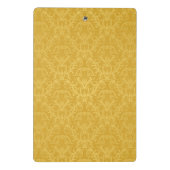 贅沢な金花模様の壁紙 ミニクリップボード (裏面)