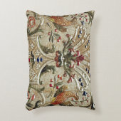 贅沢な革銀製のキジはアクセントを金めっきしました アクセントクッション (正面(垂直))