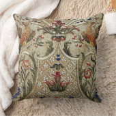 贅沢な革銀製のキジはクッションを金めっきしました クッション (ブランケット)