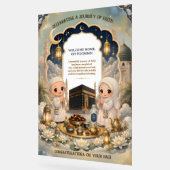 贅沢な Hajj Mabroor アクリルサイン (傾斜)