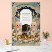 贅沢な Hajj Mabroor アクリルサイン (ウェディング)