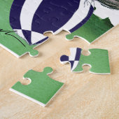 贅沢なfernandesからのイギリスvのscolandのラグビーのボール ジグソーパズル (側面)