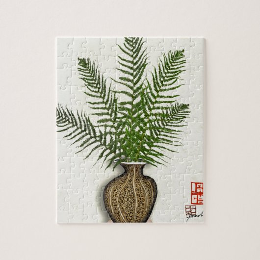 贅沢なfernandesによるikebana 15 ジグソーパズル (縦)