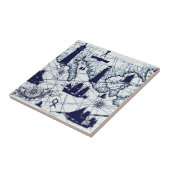 贅沢なfernandesの青い地図2 タイル (側面)