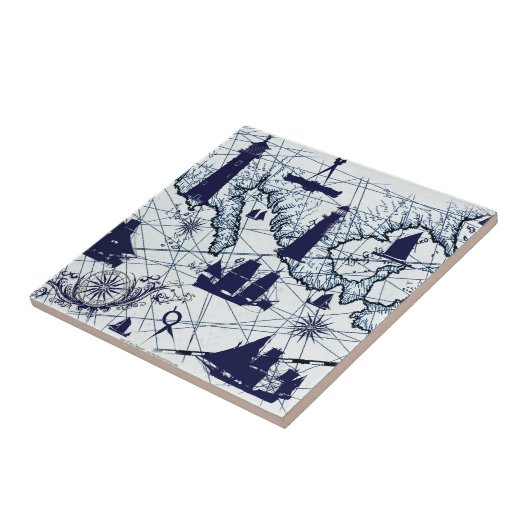 贅沢なfernandesの青い地図2 タイル (側面)