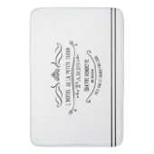 贅沢なL」ホテルDe La Petite Fleur バスマット (正面縦)