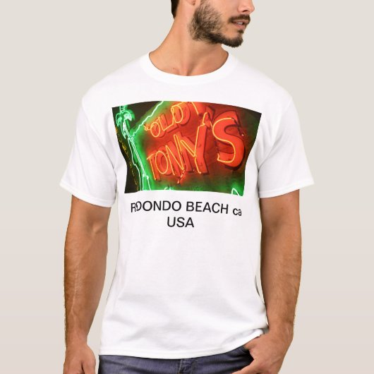 贅沢なO桟橋Redondo Beach Tシャツ (正面)