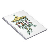 贅沢なTiki著とまり木のTiki部屋の鳥 ノートブック (右側)