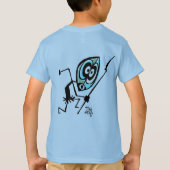 贅沢なTiki著スカルのトーチのTikiのダンサーのワイシャツ Tシャツ (裏面)