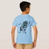 贅沢なTiki著スカルのトーチのTikiのダンサーのワイシャツ Tシャツ (裏面フル)