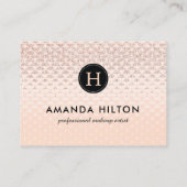 贅沢のばら色の金ゴールドのギフト券 割引カード (裏面)