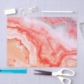 贅沢のばら色の金ゴールドの赤面の鉱物の瑪瑙 薄葉紙 (クラフト)