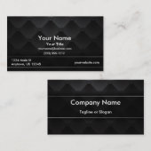 贅沢の黒 名刺 (正面/裏面)