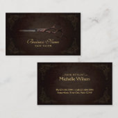 贅沢は美容師のサロンの名刺を切ります 名刺 (正面/裏面)