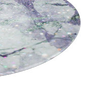 贅沢マーブルパープル銀河系トレー裁断ボード カッティングボード (角)