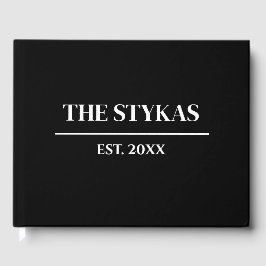 贅沢 |はっきりしたミニマ結婚リストのゲストブック ゲストブック