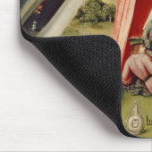 贅沢、7のテーブルからの詳細 マウスパッド (コーナー)