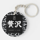 贅沢。Lujo。Luxury. キーホルダー (裏面)