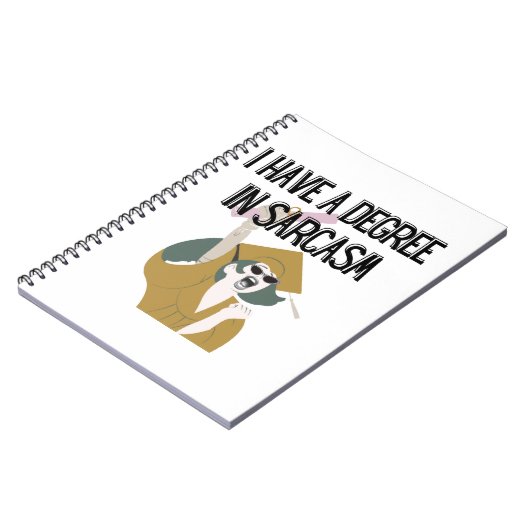 贈おもしろいり物，気の利いたユーモアのある贈り物，卒業祝い ノートブック (左側)