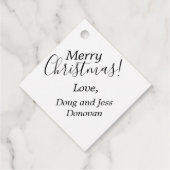 贈お洒落り物のトラックの格言 フェイバータグ (裏面)