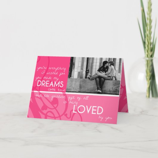 贈りもっとも偉大物 |フォトバレンタインデーカード シーズンカード (正面)