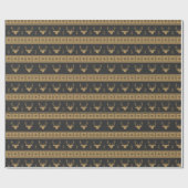 贈りエレガント物の鹿の包み紙 ラッピングペーパー (フラット)