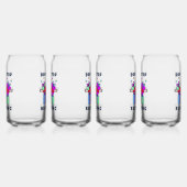 贈りストップ物と信じ一緒にサンタさん ガラス缶 (左)