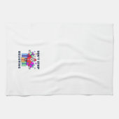 贈りストップ物と信じ一緒にサンタさん キッチンタオル (横)