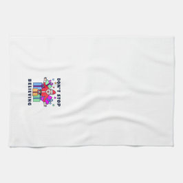 贈りストップ物と信じ一緒にサンタさん キッチンタオル