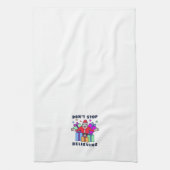 贈りストップ物と信じ一緒にサンタさん キッチンタオル (縦)