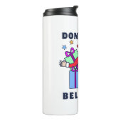 贈りストップ物と信じ一緒にサンタさん タンブラー (回転左)