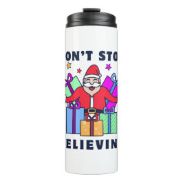 贈りストップ物と信じ一緒にサンタさん タンブラー