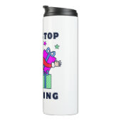 贈りストップ物と信じ一緒にサンタさん タンブラー (回転右)