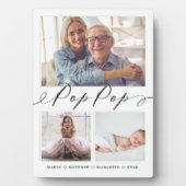 贈りポップ・アートの物 |孫3フォトコラージュ フォトプラーク (正面)