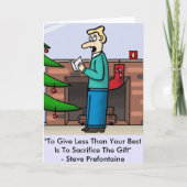 贈り与え物を捨てる最高ののがお前の望みより少ない シーズンカード (正面)